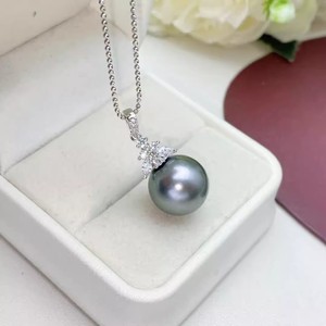 DIY WENCHI 31265 Modelo S925, Colgante de Plata con Cuentas Redondas de 11-13 mm, Base Vacía, Joyería de Moda Elegante para Mujer - Product Image 2