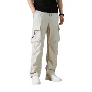 Pantalons cargo pour hommes tendance en vente chaude, vêtements décontractés pour hommes, fermeture à cordon personnalisée, en coton, fournisseur de pantalons cargo pour hommes en provenance du Bangladesh - Product Image 3