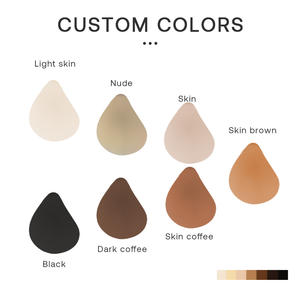 Köpük Mastektomi Göğüs Protezleri Su Damlası Şeklinde Nefes Alabilen Protez Sünger Sütyen Pedleri - Product Image 3