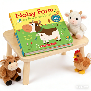 Libro de Sonidos con Tapa Dura para Niños - Certificado por CPSIA y CPC, Audiolibro de Cuentos en Inglés con Control Táctil - Product Image 4