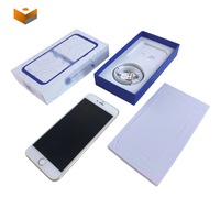 Boîte d'emballage de téléphone portable personnalisée de luxe avec insert en mousse EVA prédécoupée, boîte cadeau pour téléphone portable en papier