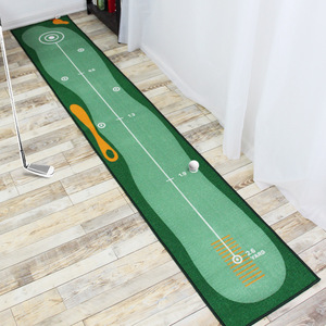 Tapis de golf portable de 26 yards pour l'entraînement, aide à la pratique sur gazon, tapis extérieur en polyester avec marquages imprimés - Product Image 4