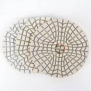 Tampon de <span class=keywords><strong>polissage</strong></span> diamanté flexible JDK 4 pouces, 3 étapes, hybride, pour granit, quartz, marbre, pierre technique, luxe, utilisation humide/sèche, 100 mm, pour sols, OEM - Product Image 3