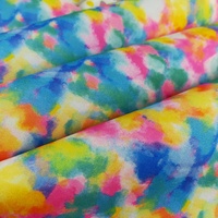 Tela de Punto Scuba Estampada de Alta Calidad, 97% Poliéster, 3% Elastano, Peso Pesado 310GSM, Entrega Rápida para Prendas, Textiles para el Hogar y Sofás