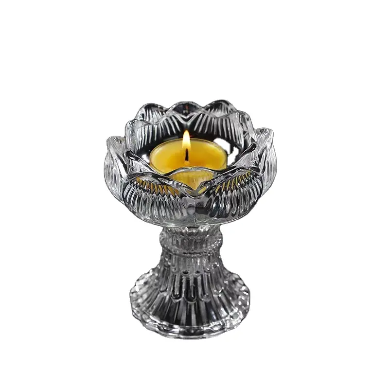 פמוט קריסטל חדש מתכת גביע נר ברזל אביזרי חתונה ארוחת ערב לאור נרות פמוט פמוט פמוט