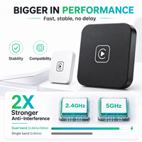 Adaptateur CarPlay sans fil 2026, Dongle double bande 2.4G 5G Plug and Play USB pour voitures équipées de CarPlay filaire d'origine