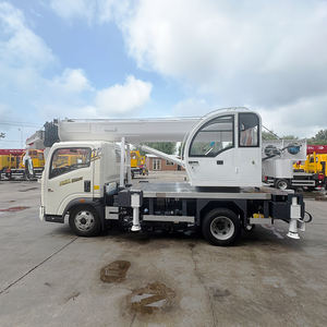 יצרן JQCM עגורן משאית הידראולי 5 טון בעל יעילות גבוהה, צריכת דלק נמוכה, עגורן בנייה לייצוא - Product Image 4