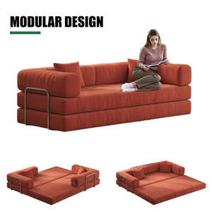 <span class=keywords><strong>Canapé</strong></span> moderne en velours côtelé sans cadre tout en <span class=keywords><strong>mousse</strong></span>, confortable <span class=keywords><strong>pour</strong></span> le salon, <span class=keywords><strong>canapé</strong></span> en boîte compressé - Product Image 4