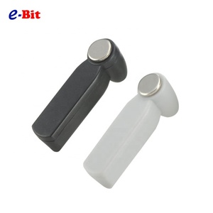 Anti-Theft Hard Tag 46mm Black and White ABS Material for EAS Systems Supermarket Clothing Store - Product Image 1