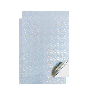 Hojas <span class=keywords><strong>de</strong></span> etiquetas holográficas A4 PET <span class=keywords><strong>de</strong></span> inyección <span class=keywords><strong>de</strong></span> tinta Papel adhesivo <span class=keywords><strong>de</strong></span> vinilo autoadhesivo impermeable - Product Image 4