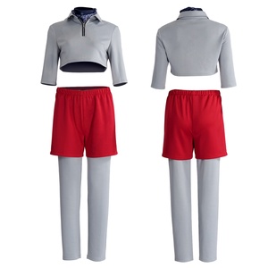 Set Costume Cosplay Ispirato a Eleven per Donne, Stile <span class=keywords><strong>Stranger</strong></span> <span class=keywords><strong>Things</strong></span>, Outfit in 3 Pezzi per Spettacoli Teatrali - Product Image 1
