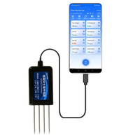 JIRS professionnel portable USB type-c agriculture 8-en-1 testeur de capteur de sol numérique pour la température humidité EC PH NPK salinité