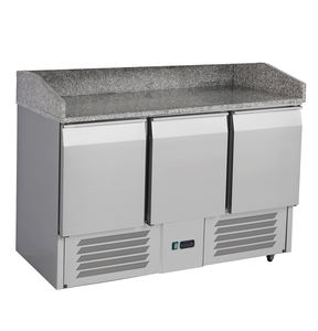 Réfrigérateur de comptoir pour cuisine commerciale, réfrigérateur de présentation, réfrigérateur à 3 portes, table de préparation pour sandwichs et pizzas, réfrigérateur pour la préparation des aliments - Product Image 2