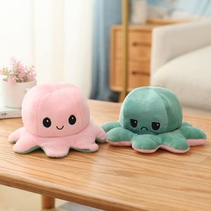 Flip Over polpo <span class=keywords><strong>peluche</strong></span> regalo per bambola Double face con imbottitura in <span class=keywords><strong>peluche</strong></span> Super morbido e cotone PP per bambine e bambini - Product Image 3