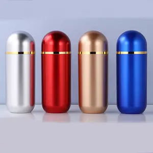 ऐक्रेलिक की बोतलें 60 मीटर प्लास्टिक की गोली की बोतल गोली के आकार की दवा शीशियों के लिए कंटेनर