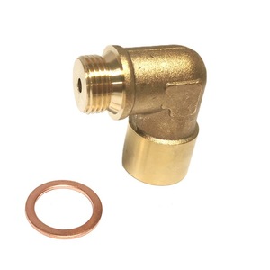 Penjualan pabrik baru 90 derajat kuningan O2 oksigen Sensor Adapter konektor dapat diperpanjang dan ditarik sendi oksigen Sensor - Product Image 3