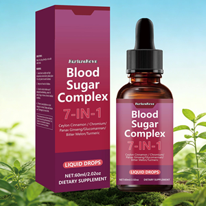 Gouttes liquides complexes pour la glycémie 7-en-1 |   Soutient la glycémie saine avec de la cannelle, du ginseng et du chrome (60 ml) - Product Image 5