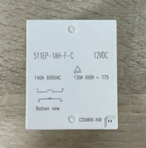 Relé de Potencia 511EP-1AH-F-C, Bobina de 12 VCC, 140 A, 690 VCA, Relé Automotriz de Alta Corriente - Product Image 1