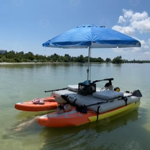 Planche de SUP gonflable à double pédale en gros d'usine, bateaux à rames gonflables avec chaise portable pour loisirs aquatiques - Product Image 5