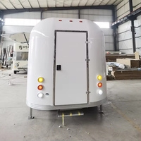 Siristar 2025 Remorque de cuisine mobile de camping |   Food Truck Carré pour Restaurant & Kebab Vente au Détail Mobile