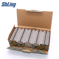 Bloc de bornes à vis pour rail DIN en cuivre nickelé industriel ShLing 76A 400V UK-10N, distribution d'alimentation, directement de l'usine