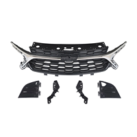 Kit de garnitures chromées pour calandre de pare-chocs avant en plastique, compatible avec Chevrolet Trax 2023 2024, neuf