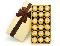Boîtes d'emballage cadeau de luxe, rectangle, vente en gros, bonbons au chocolat
