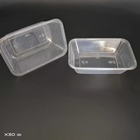 Récipients à soupe jetables 8 oz Tasses à dessert en plastique PP transparent pour stockage des aliments pour l'emballage alimentaire