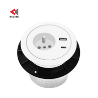 Pengisi daya nirkabel tipe daya Prancis, soket daya listrik sofa meja, pengisian daya USB tipe daya Prancis, ekstensi outlet listrik