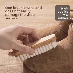 <span class=keywords><strong>Brosse</strong></span> de nettoyage de chaussures en TPR avec gomme à <span class=keywords><strong>nubuck</strong></span> et poils doux pour le lavage des chaussures - Product Image 3