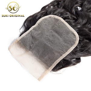 Cheap Price Raw Unprocessed <span class=keywords><strong>Hair</strong></span> Nature Wave 4x4 Invisible Lace Closure - Product Image 1