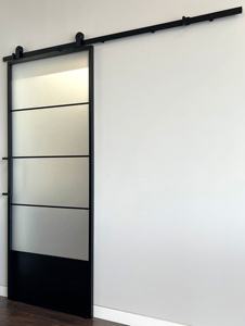 Portes coulissantes de placard de remplacement pour décoration intérieure américaine, cloison de sécurité, miroir, style grange, Menards - Product Image 5