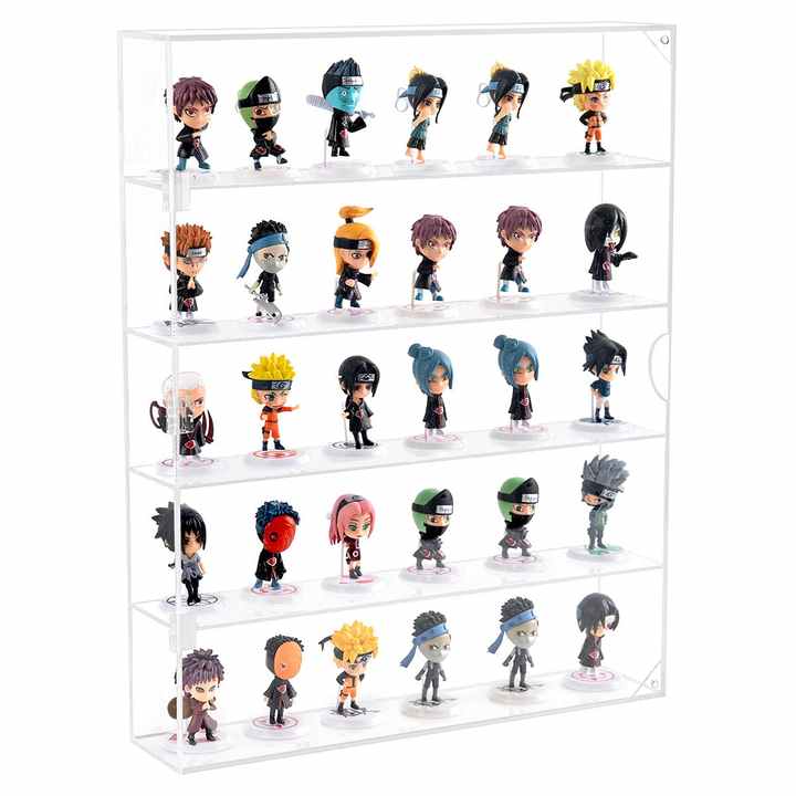 Wall Mounted Clear Acrylic Display Case for Anime Figures