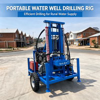 Foreuse de puits d'eau portable CE ISO 200m – Machine de forage fiable pour puits profonds, utilisation facile