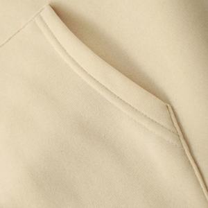 Sweat-shirts unisexes surdimensionnés en coton noir épais brodés personnalisés de poids lourd 340 GSM pour l'hiver - Product Image 5