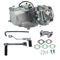 Moteur de moto Pit Bike YX140 refroidi par huile, argenté, Yinxiang 140cc 1P56FMJ, démarrage au kick, embrayage manuel, échantillon disponible