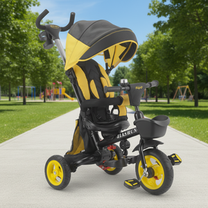 Vente flash : <span class=keywords><strong>tricycle</strong></span> bébé 4 en 1, <span class=keywords><strong>10</strong></span> pouces, pliable, avec poignée de poussée, pour enfants de 1 an, tricycles pour jeunes enfants - Product Image 1