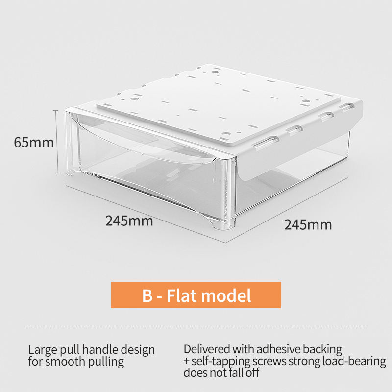 B, moyen, plat, transparent