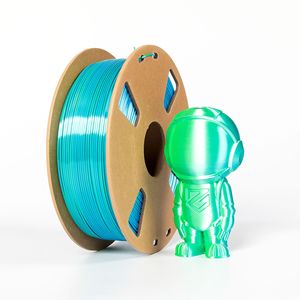 3D Printing PLA Silk Dual Color Filament 1.75mm Multicolor FDM <b>Plastic</b> <b>Rods</b> 1kg Silk Multicolor Wire - Product Image 4