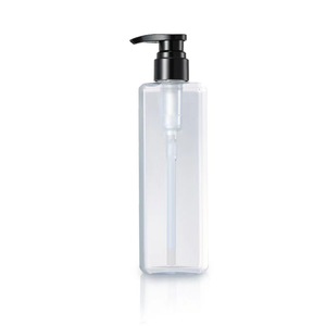 Botellas cuadradas de plástico PET de lujo de 300ml, 500ml, 750ml, transparente, negro, blanco, para loción corporal, jabón líquido, almacenamiento de champú - Product Image 4