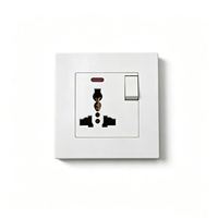 Prise murale universelle BENDI C42 86 Type 1, 16A 250V, multifonction, 3 broches, IP22, ignifuge, prise de courant PC, norme britannique