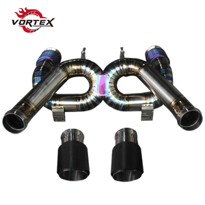Sistema de Escape Completo Ligero Vortex Titanium Turbo-Back Sin Válvulas con Puntas de Carbono para McLaren 720S 4.0T 2017–2019 - Product Image 1