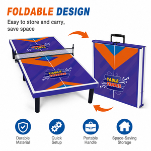 Ensemble <span class=keywords><strong>de</strong></span> jeu <span class=keywords><strong>de</strong></span> tennis <span class=keywords><strong>de</strong></span> <span class=keywords><strong>table</strong></span> pour enfants <span class=keywords><strong>de</strong></span> 26 pouces - Jeu <span class=keywords><strong>de</strong></span> tennis <span class=keywords><strong>de</strong></span> <span class=keywords><strong>table</strong></span> portable pour l'intérieur et l'extérieur avec filet et 2 raquettes - Product Image 2