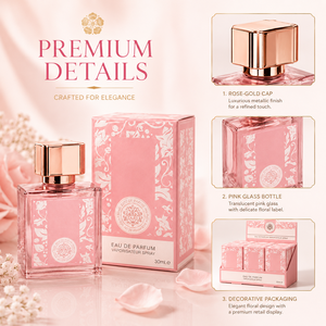 Elegante <span class=keywords><strong>Profumo</strong></span> Floreale Rosa da <span class=keywords><strong>Donna</strong></span> 30ml, Fragranza Persistente, EDP Spray, 12 Pezzi in Una Confezione Espositiva per la Vendita al Dettaglio - Product Image 3