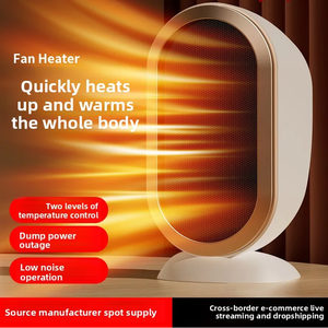 Plastic Desktop <b>Portable</b> <b>Electric</b> <b>Heater</b> Adjustable Thermostat Overheat Protection 360 Whole House Circulation Energy - Product Image 2