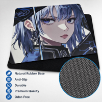 Alas Mouse Gaming Esports Ukuran Besar dengan Permukaan Resin Halus, Cetak Definisi Tinggi, Basis Karet, Ukuran 490x420mm, Kustom OEM