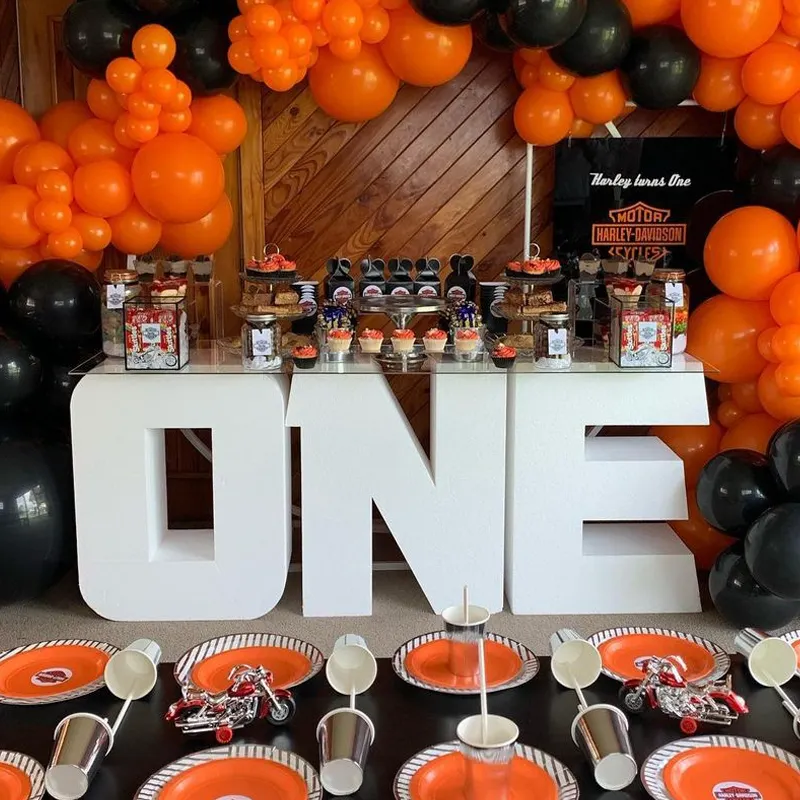 Giant Letters Tafel Metalen Brief, Cake Tafel Voor 1st Verjaardagsfeestje Decoratie