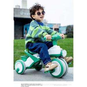 Children's Tricycle Pedal Bike Color Mix Plastic Rubber Wheels 2 To 4 Years Kids Ride On Toy With Music - Product Image 2