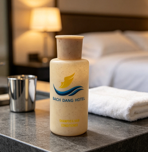 Champú y Acondicionador Ecológico Biodegradable 2 en 1 para Hotel, Botella Mini de Baño para Hotel con Grano de Trigo, Lavado de Cabello con Logotipo Personalizado para Hostelería - Product Image 6