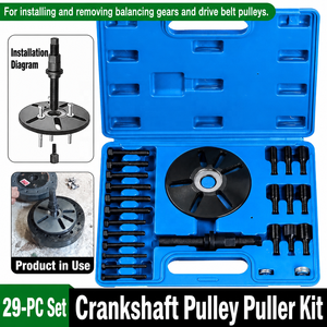 Kit d'outils <span class=keywords><strong>de</strong></span> dépose <span class=keywords><strong>de</strong></span> poulie <span class=keywords><strong>de</strong></span> <span class=keywords><strong>distribution</strong></span> en acier CIHOO, extracteur <span class=keywords><strong>de</strong></span> poulie <span class=keywords><strong>de</strong></span> vilebrequin et <span class=keywords><strong>de</strong></span> balancier harmonique pour Buick Opel, outils <span class=keywords><strong>de</strong></span> réparation automobile, garantie 1 an - Product Image 1